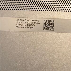 HP Spectre Silver Laptop with Advanced Features